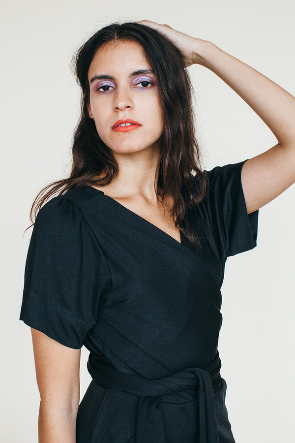 Samantha Pleet Vortex Jumpsuit - Black Samantha Pleet Vortex Jumpsuit - Black