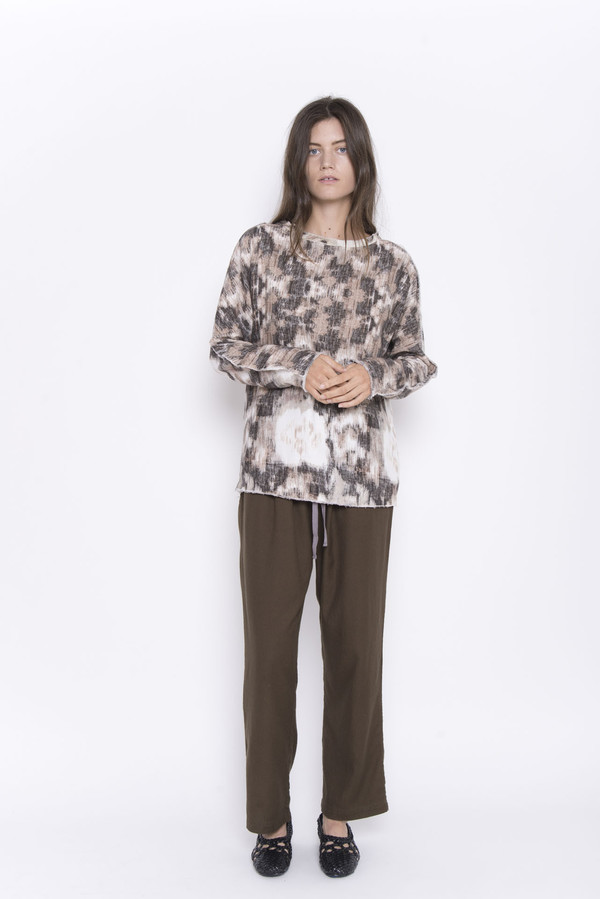 Namche Bazaar Abstract Floral Ikat Top Namche Bazaar Abstract Floral Ikat Top