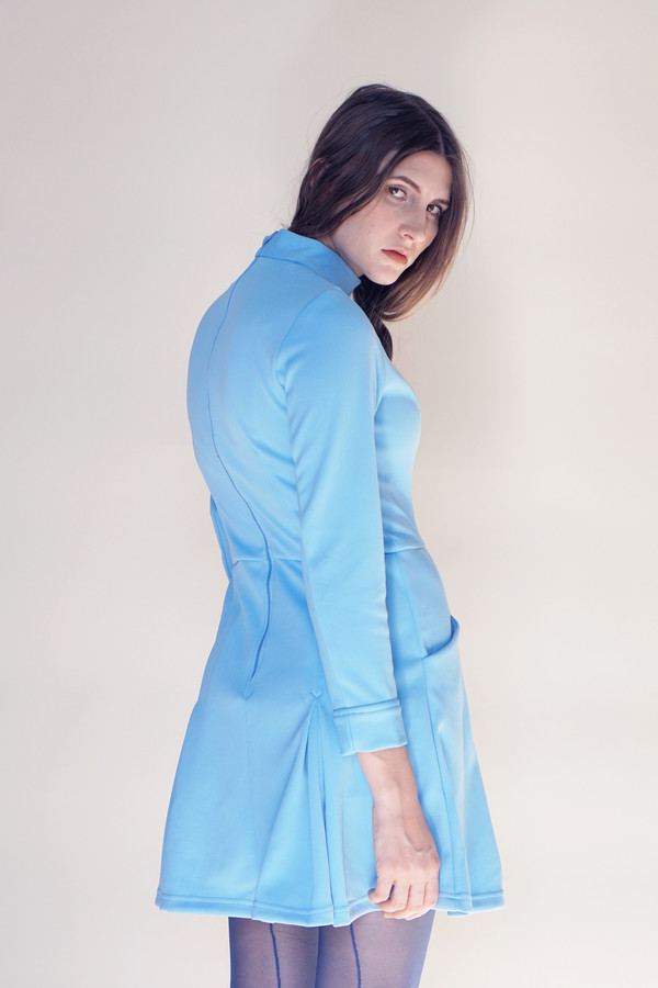 Samantha Pleet Booster Dress - Sky Samantha Pleet Booster Dress - Sky