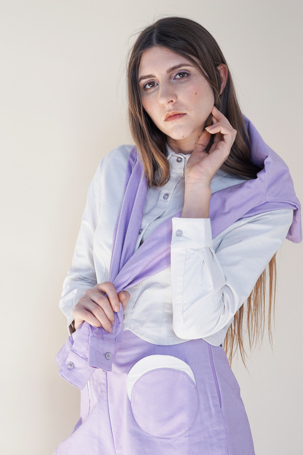Samantha Pleet Moon Shorts - Lavender Samantha Pleet Moon Shorts - Lavender