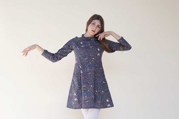 Samantha Pleet Passion Dress - Wonderland Print Samantha Pleet Passion Dress - Wonderland Print