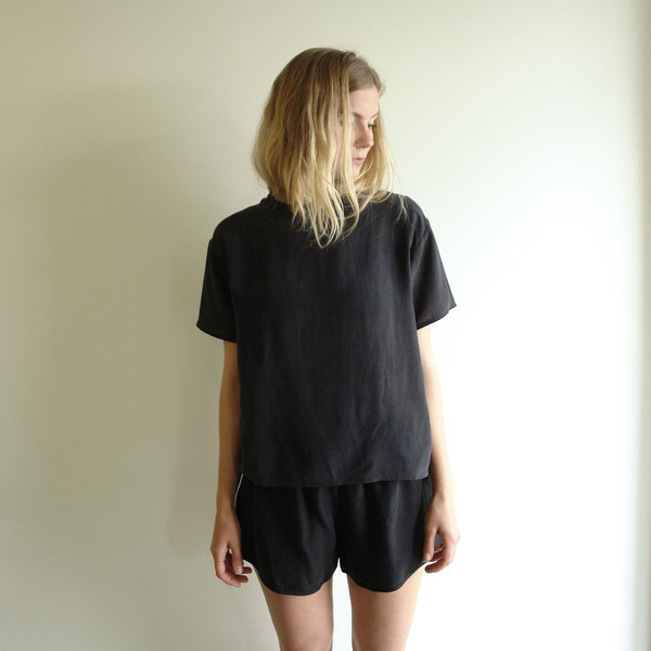 Base Range Louis Silk Tee Base Range Louis Silk Tee