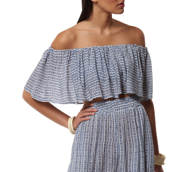 Mara Hoffman RUFFLE CROP TOP Mara Hoffman RUFFLE CROP TOP