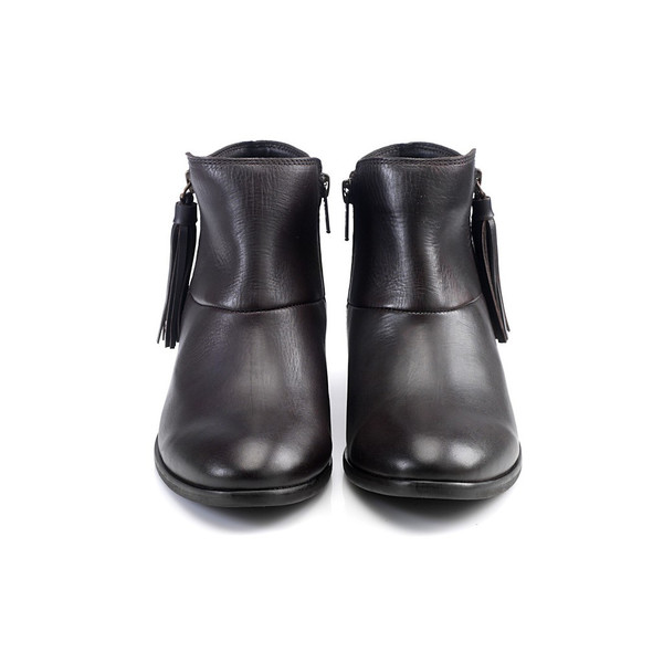 Artemisia Flora Brown Leather Ankle Boots Artemisia Flora Brown Leather Ankle Boots