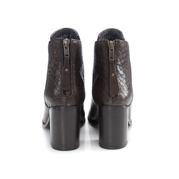 Artemisia Kate Brown Leather Ankle Boots Artemisia Kate Brown Leather Ankle Boots
