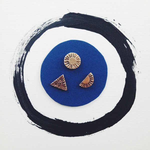 Circle Relic Studs Circle Relic Studs