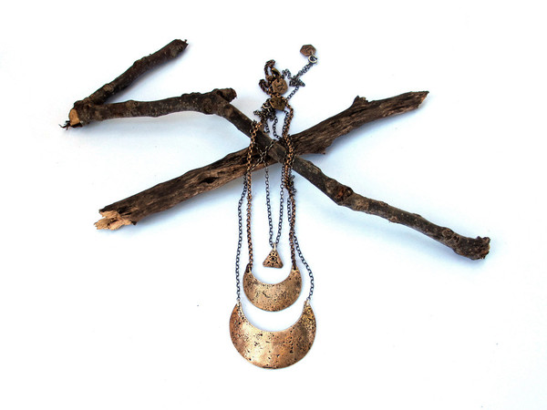 Laurel Hill Crescent Necklace Laurel Hill Crescent Necklace