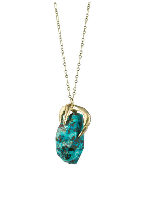 NATALIE FRIGO Claw and Chryscocolla NATALIE FRIGO Claw and Chryscocolla