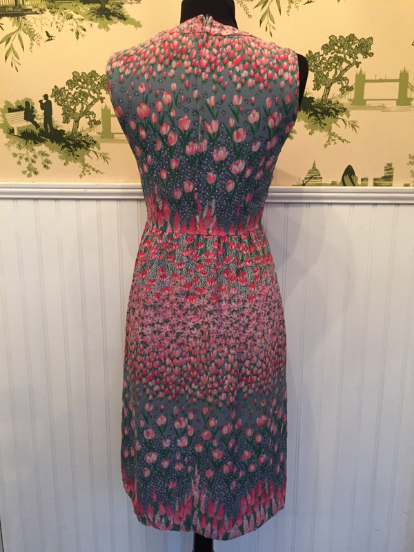 Japanese Vaporetto 70's print floral vintage pattern dress in size small Japanese Vaporetto 70's print floral vintage pattern dress in size small