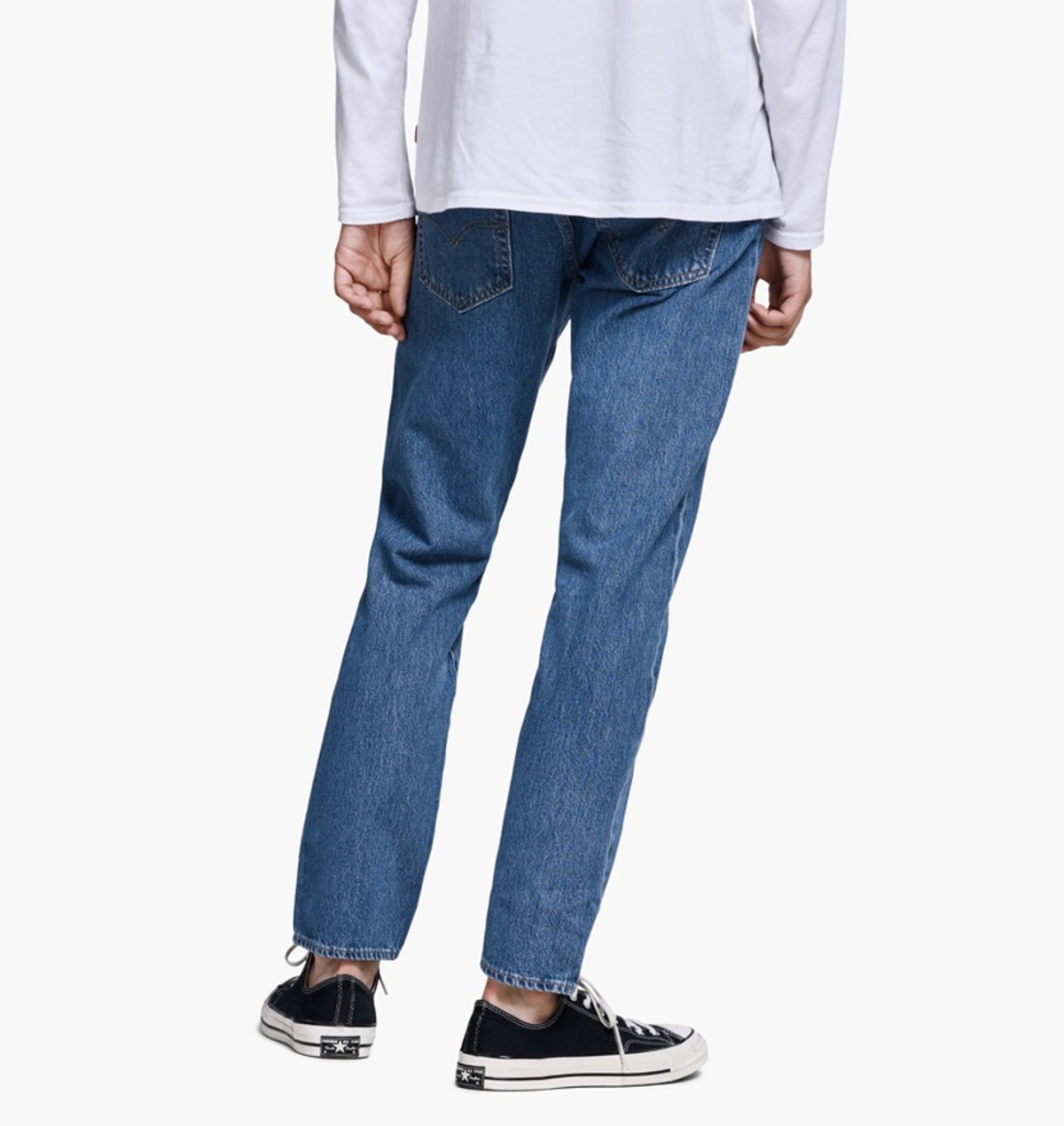 levi's 501 slim taper stonewashed