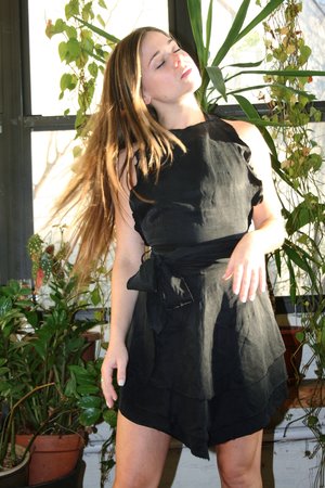 SIR the Label Ines Ruffled Mini Dress 