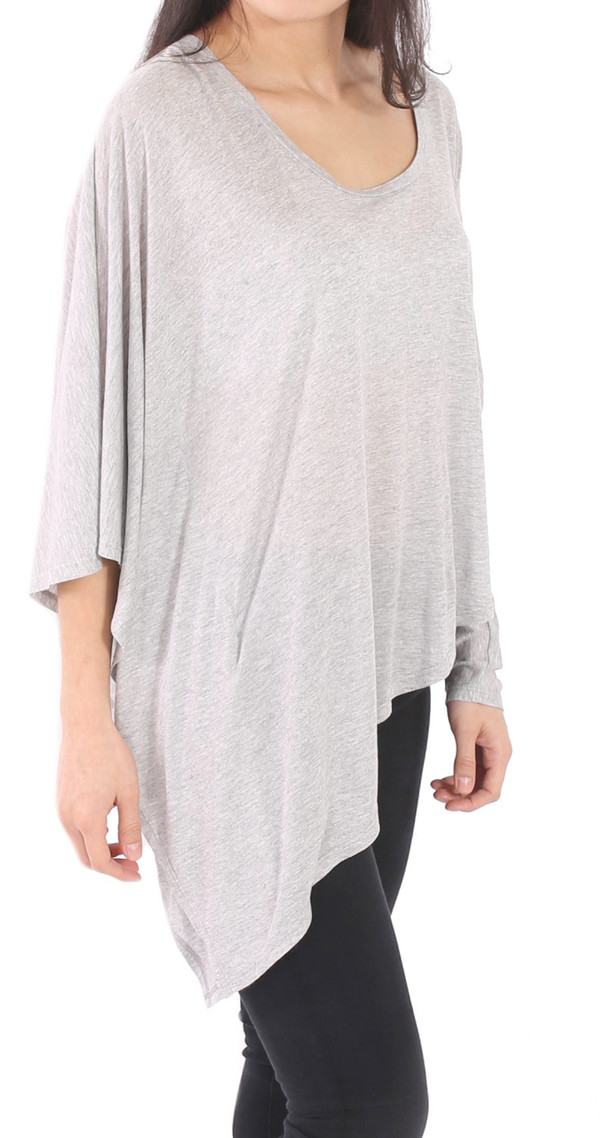 Lanston Asymmetrical Drape Tunic Lanston Asymmetrical Drape Tunic