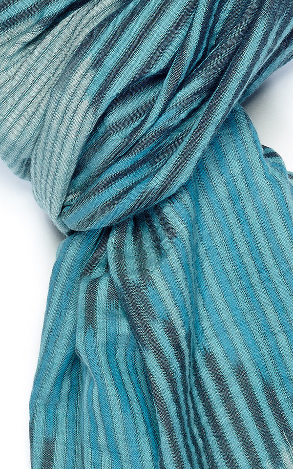 INDIGO HANDLOOM Argyle Ikat INDIGO HANDLOOM Argyle Ikat