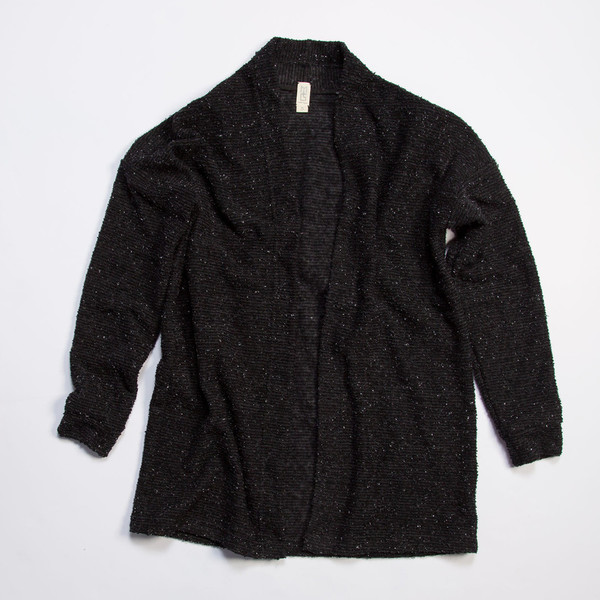 Pebble Knit Cardigan in Black Pebble Knit Cardigan in Black