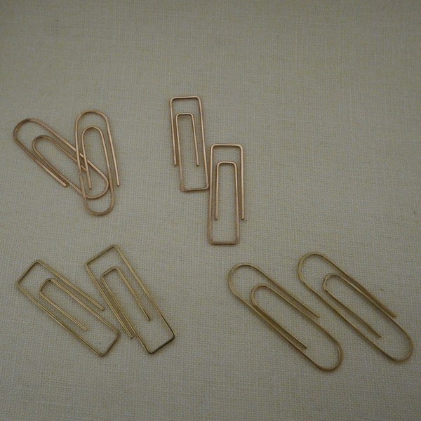 Aoko Su Paper Clip Hoops Aoko Su Paper Clip Hoops