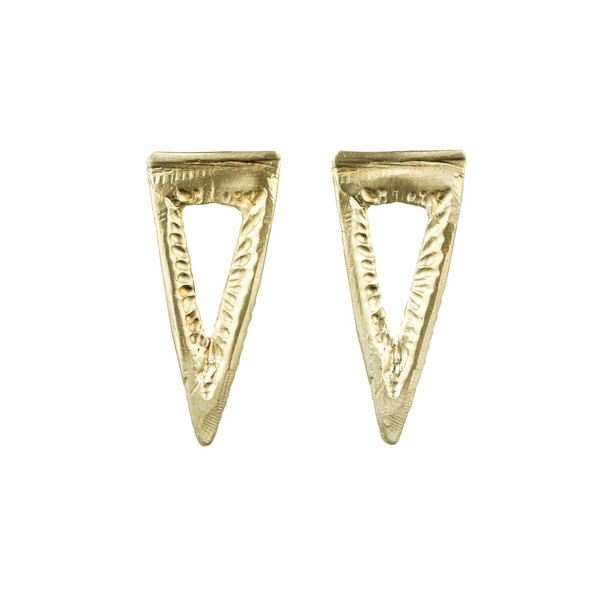 Natalie Frigo Large Triangle Dagger Earrings Natalie Frigo Large Triangle Dagger Earrings