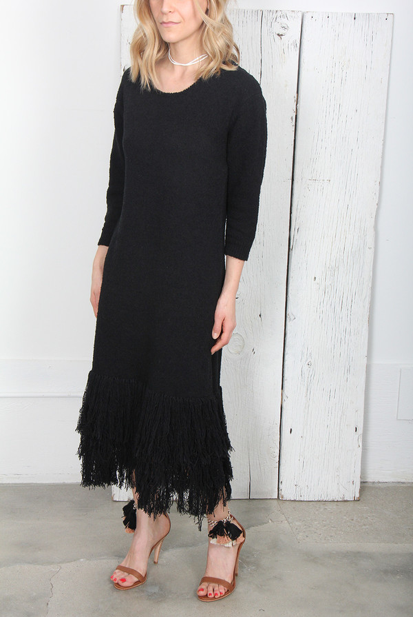 ULLA JOHNSON CARISSA FRINGE DRESS ULLA JOHNSON CARISSA FRINGE DRESS