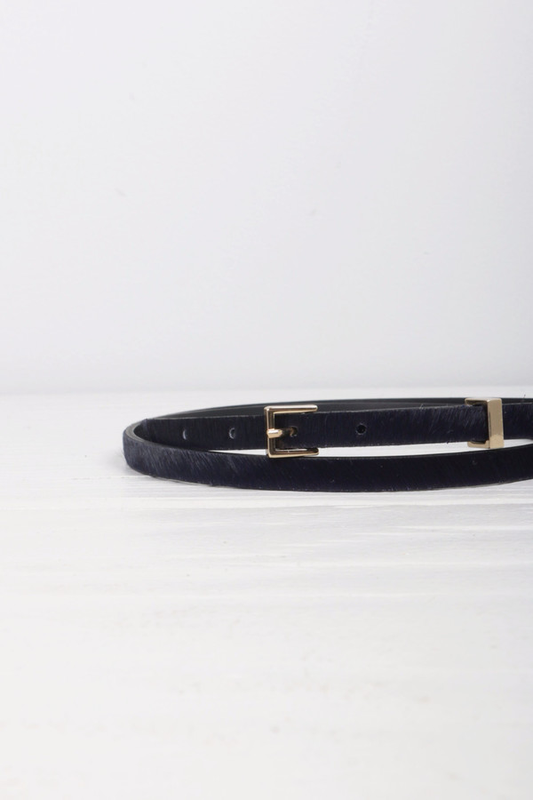 Maison Kitsune Calf Hair Belt Maison Kitsune Calf Hair Belt