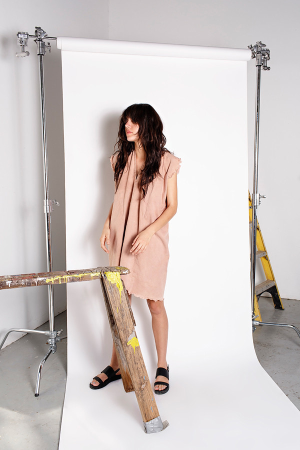 Miranda Bennett Tribute Dress, Denim in Glaze Miranda Bennett Tribute Dress, Denim in Glaze