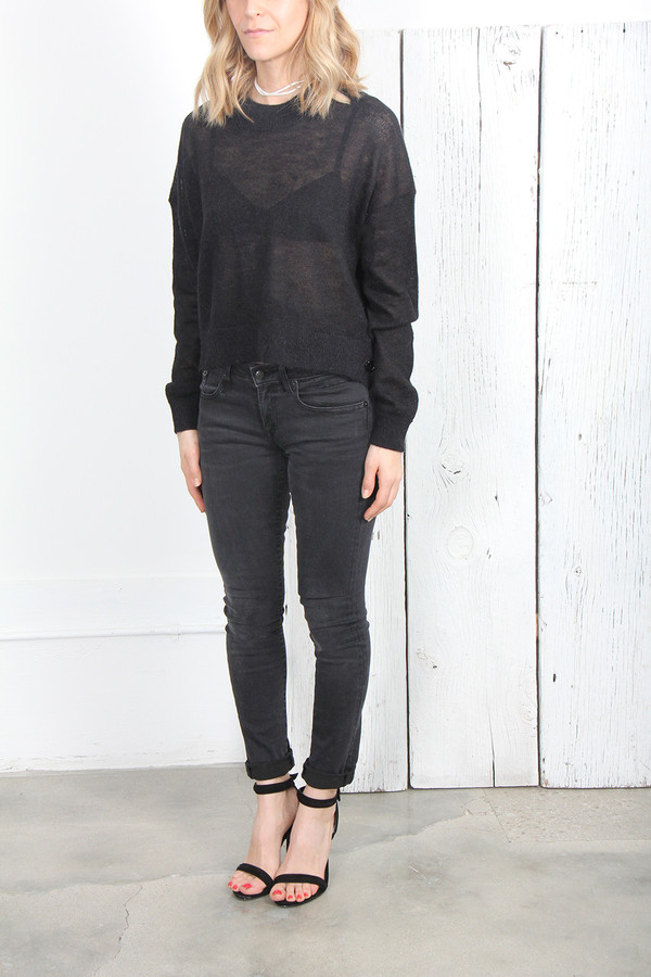 Acne Studios RYSSA SIDE BUTTON SWEATER Acne Studios RYSSA SIDE BUTTON SWEATER