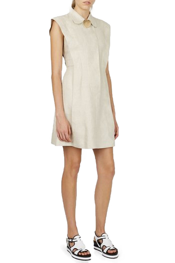 Opening Ceremony Linen Open Back Dress Opening Ceremony Linen Open Back Dress