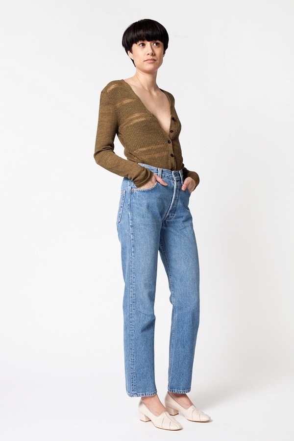Creatures of Comfort V-Neck Cardigan - duck Creatures of Comfort V-Neck Cardigan - duck