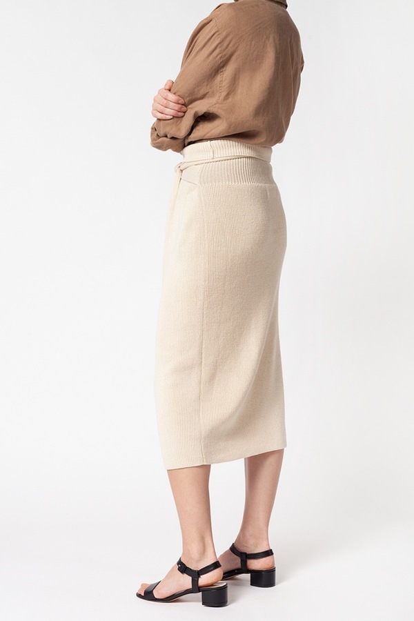 Lauren Manoogian Rib Skirt - crudo Lauren Manoogian Rib Skirt - crudo