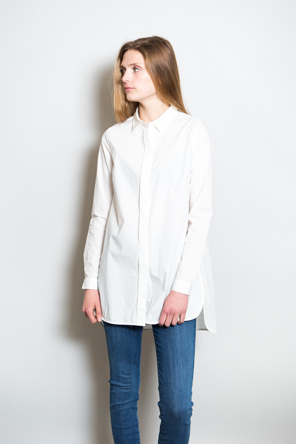 Pocca Long Shirt White Pocca Long Shirt White