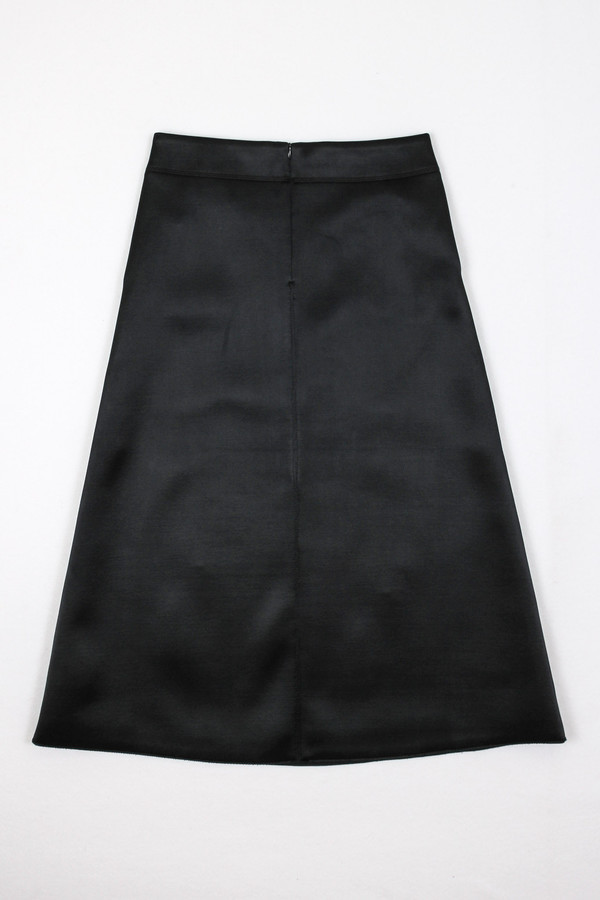 Nanushka Madu Bonded Satin A-Line Skirt Nanushka Madu Bonded Satin A-Line Skirt