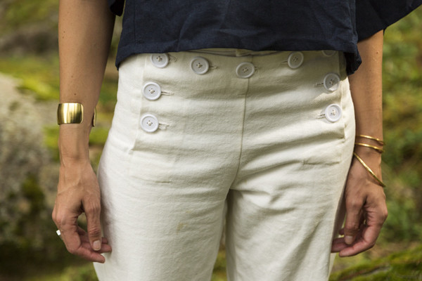 Nahanni Arntzen Pants -white denim Nahanni Arntzen Pants -white denim