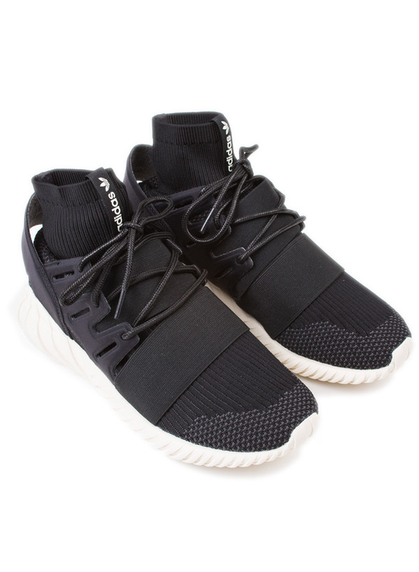 Men's Adidas Tubular Doom Primeknit Black Men's Adidas Tubular Doom Primeknit Black