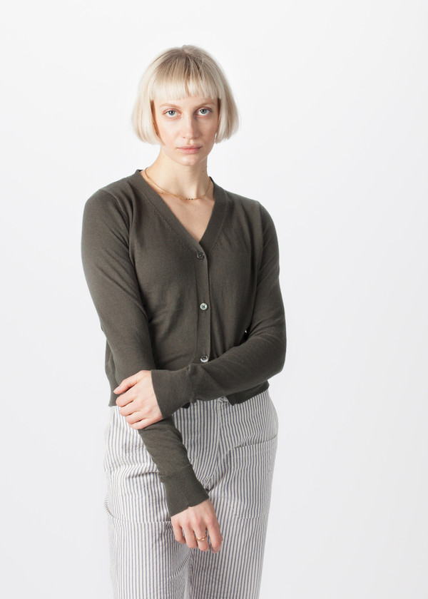 Organic by John Patrick Three Button Cardigan Organic by John Patrick Three Button Cardigan