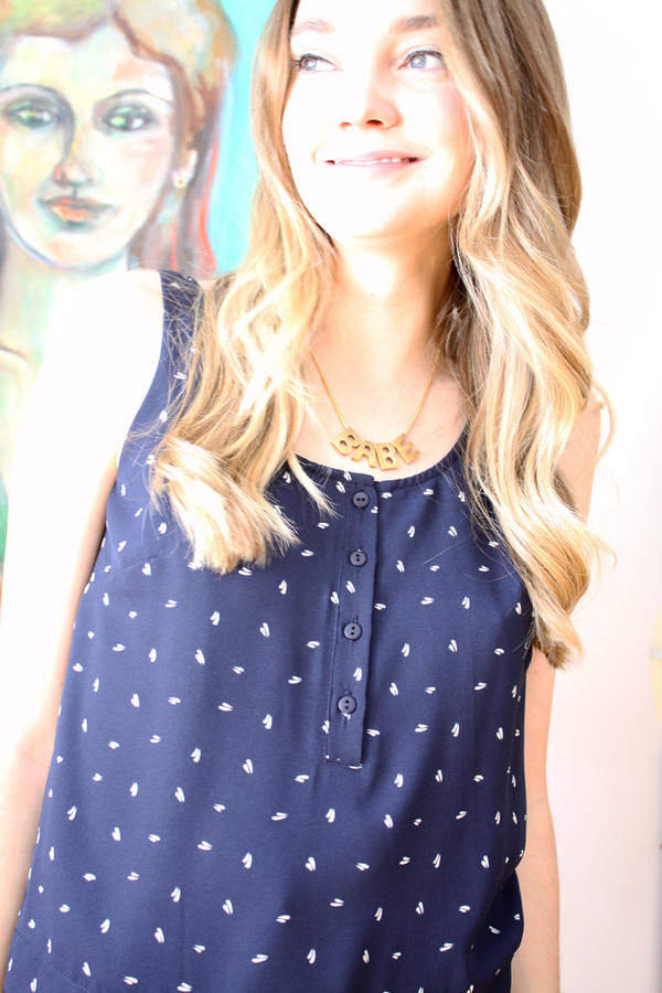 Betina Lou Lea Tank Top Navy Betina Lou Lea Tank Top Navy