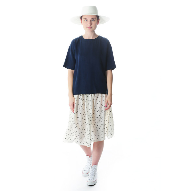 Caron Callahan Floral Print Piper Skirt Caron Callahan Floral Print Piper Skirt