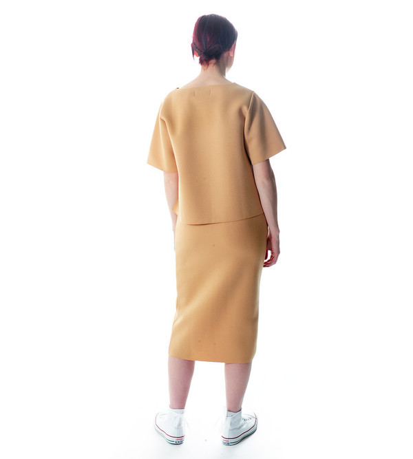 Won Hundred Tan Holly Neoprene Skirt Won Hundred Tan Holly Neoprene Skirt