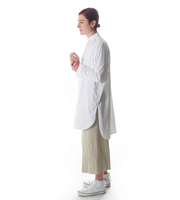 Won Hundred White Kelsey Oversized Shirt Won Hundred White Kelsey Oversized Shirt