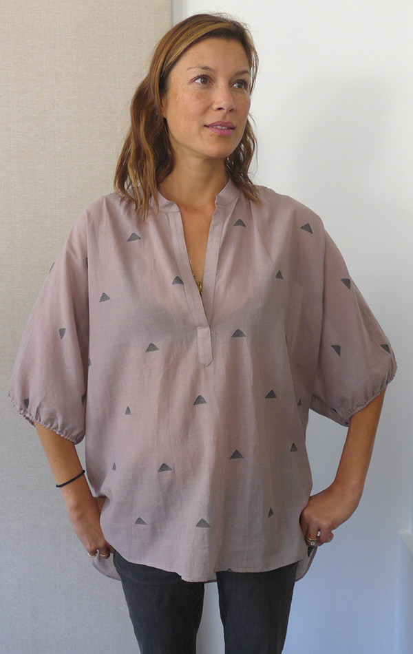 Two- New York Handwoven Khadi Dolman Top Two- New York Handwoven Khadi Dolman Top