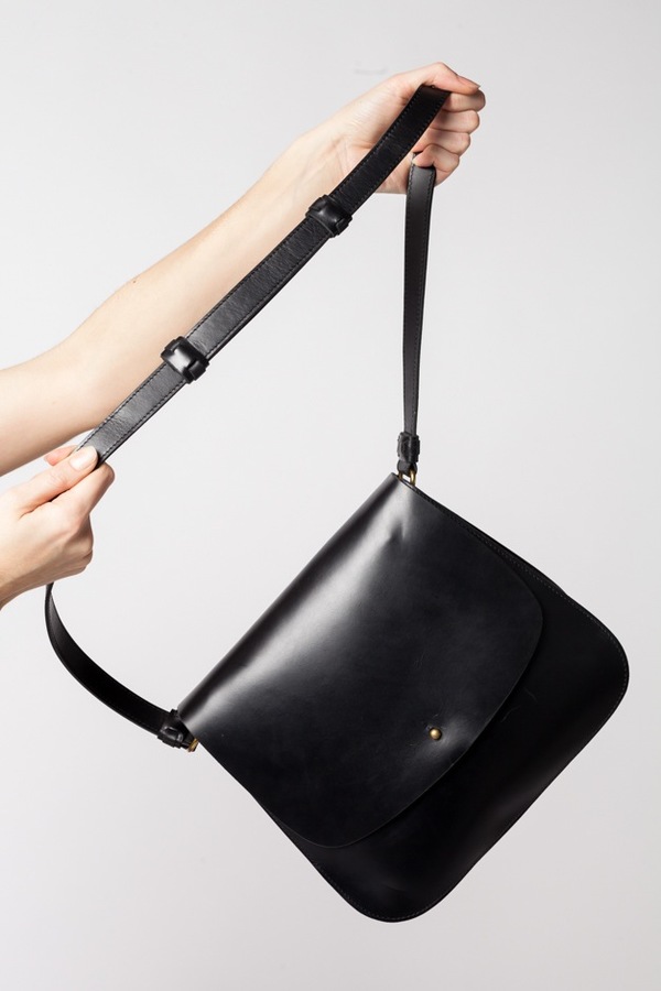 Creatures of Comfort Saddle Bag Medium - black Creatures of Comfort Saddle Bag Medium - black