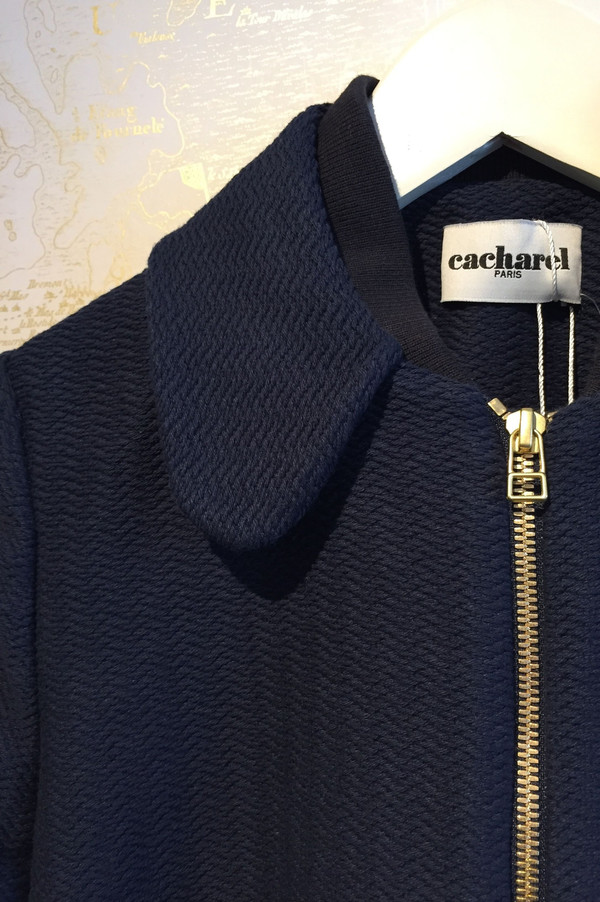 Cacharel Chevron Knit Zip coat Cacharel Chevron Knit Zip coat