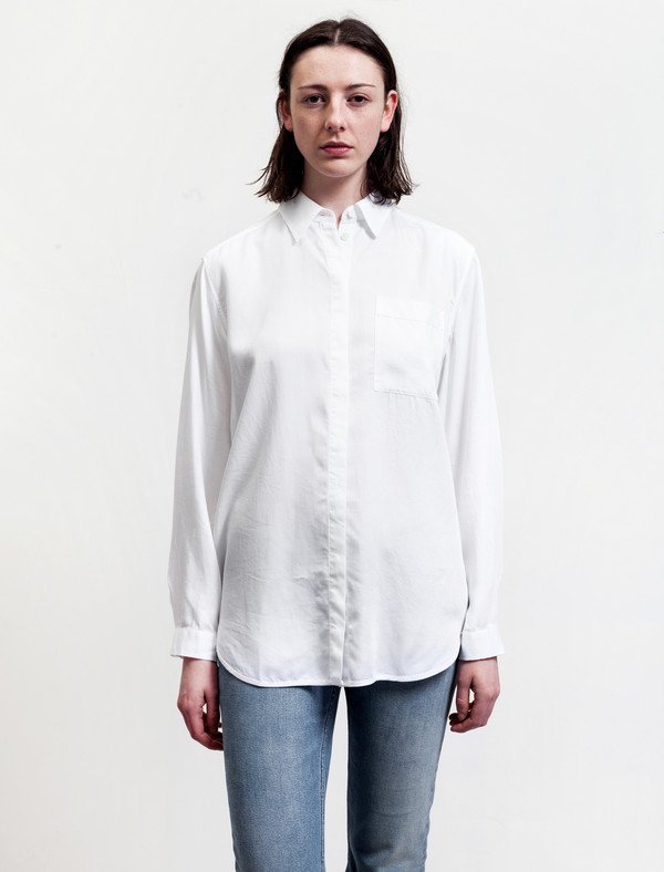 Acne Studios Addle Fluid Denim White Acne Studios Addle Fluid Denim White