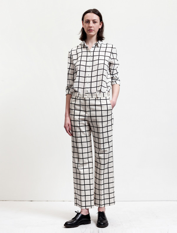 Marimekko Grid Print Trousers Marimekko Grid Print Trousers