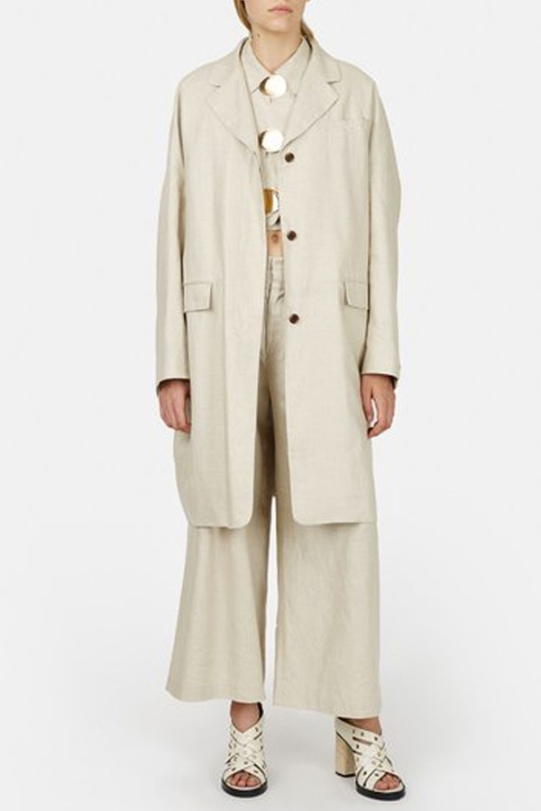 Opening Ceremony Arden Linen Oversized Suit Jacket Opening Ceremony Arden Linen Oversized Suit Jacket