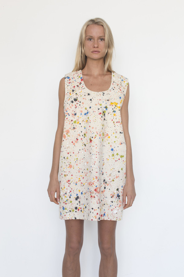 Nancy Stella Soto Cotton Splat Tank Dress Nancy Stella Soto Cotton Splat Tank Dress