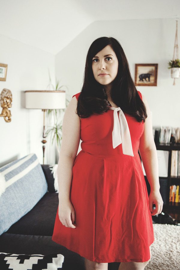 Birds of North America Chiffchaff Dress (Red) Birds of North America Chiffchaff Dress (Red)