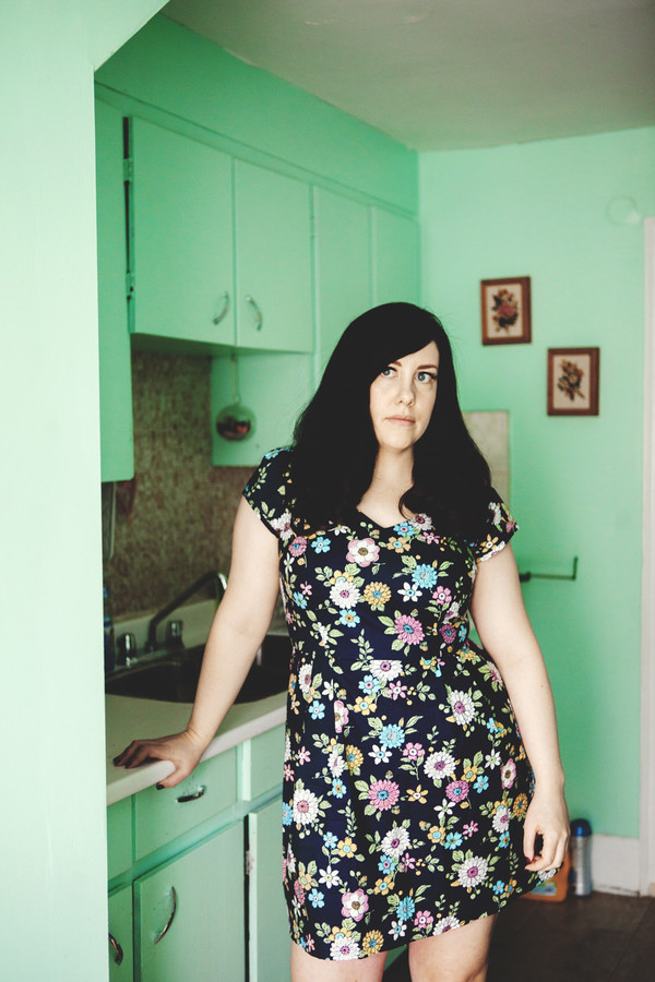 Birds of North America Gander Dress (Navy Floral) Birds of North America Gander Dress (Navy Floral)