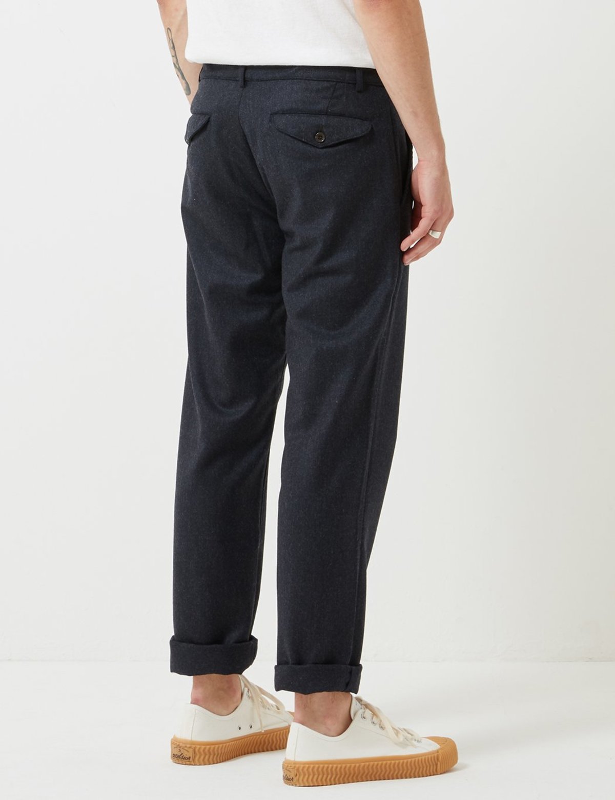 Flannel Aston Pant - Navy Blue 