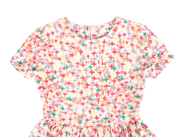 You Must Create Cross Print Dress You Must Create Cross Print Dress