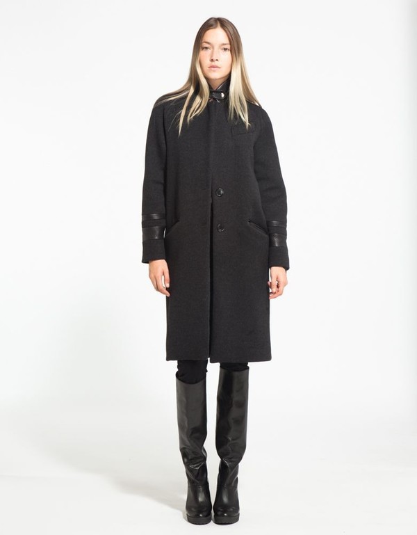 VEDA Blue Coat In Charcoal VEDA Blue Coat In Charcoal