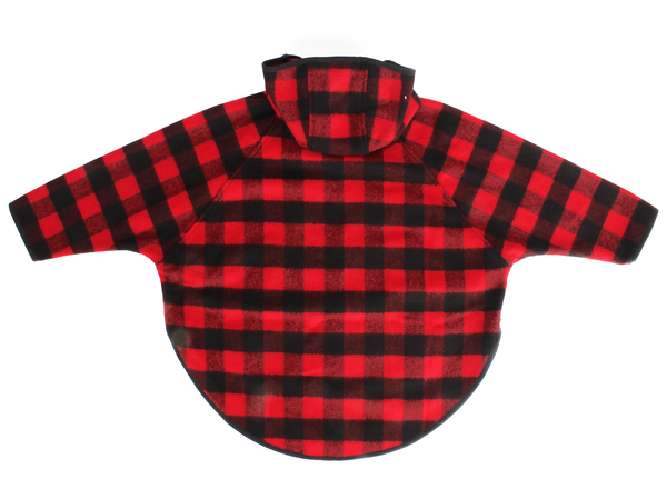 Wool Popover Hooded Poncho Wool Popover Hooded Poncho