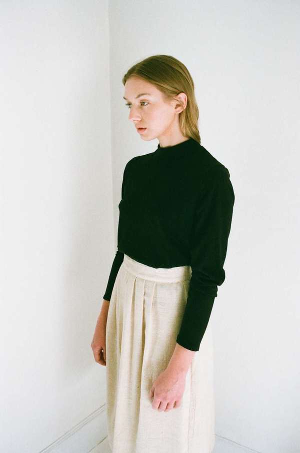 Han Starnes Long-Sleeve Jersey Top - Black Han Starnes Long-Sleeve Jersey Top - Black
